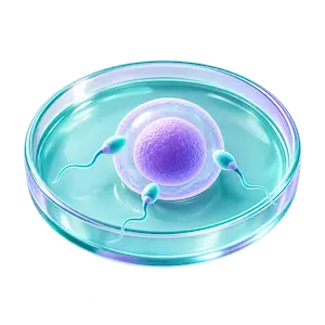 IVF petri dish icon