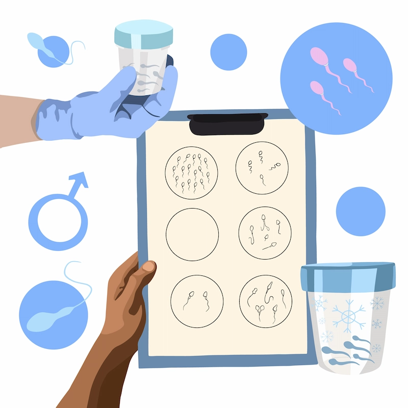 تفسیر آزمایش اسپرم