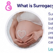 Surrogacy medical procedure in clinic